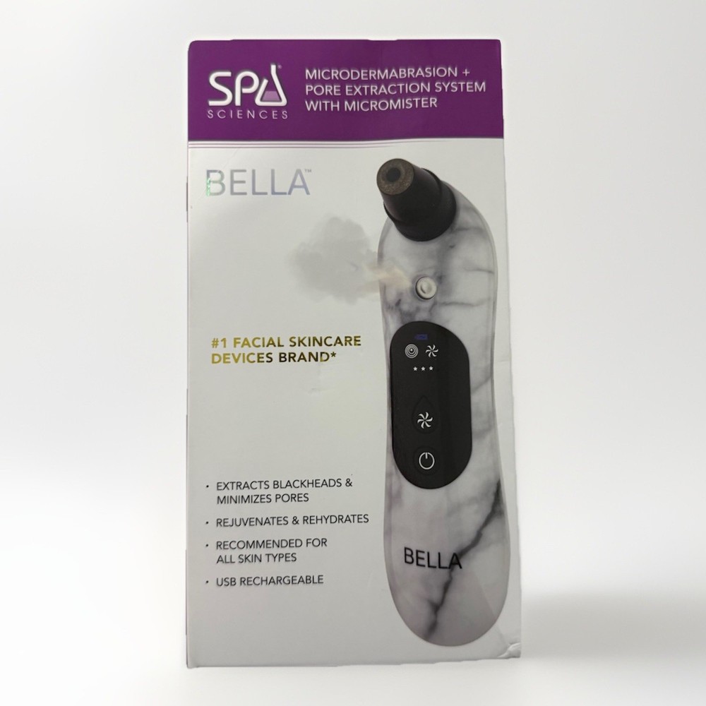 Spa Sciences - BELLA Microderm Pore Extractor & Nano Mister OPEN BOX/New