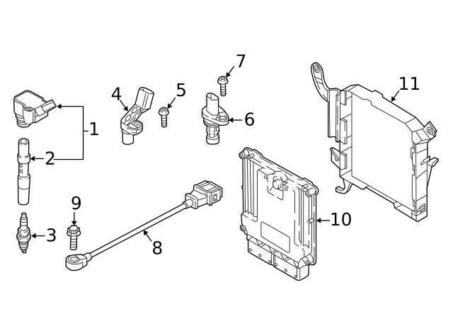 Genuine Audi Knock Sensor 06K-905-377-E