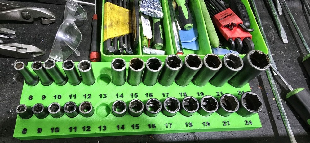 3/8 socket tray fits Snap On