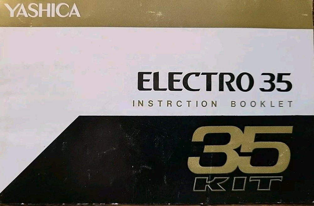 YASHICA ELECTRO 35 Manual - INSTRUCTION BOOK