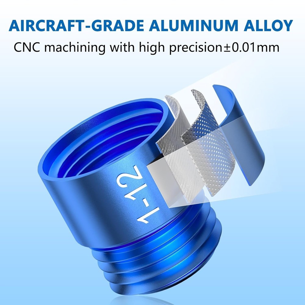 52PCS Thread Checker, Nut and Bolt Thread Checker, Thread Checker Kit in Stan...