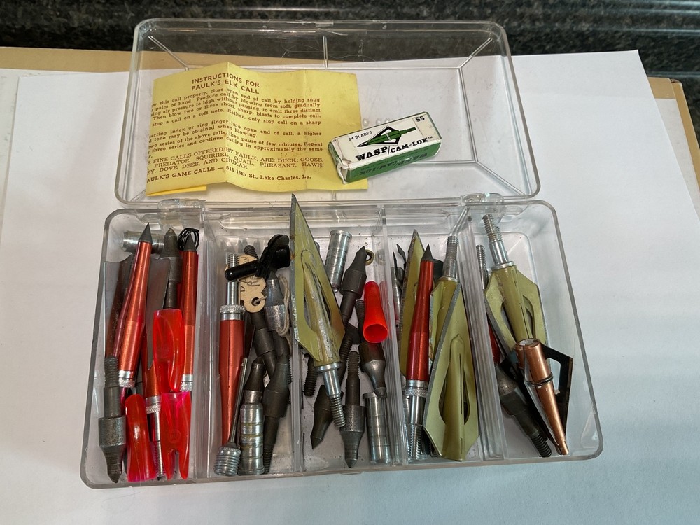 Vintage Archery Broadheads Bow Tip Lot