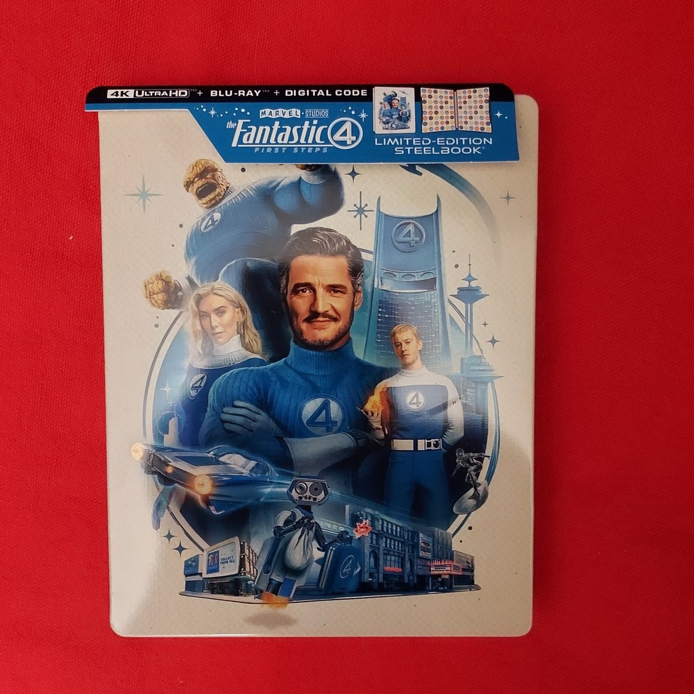 Fantastic Four: First Steps Steelbook CASE ONLY no discs or digital b