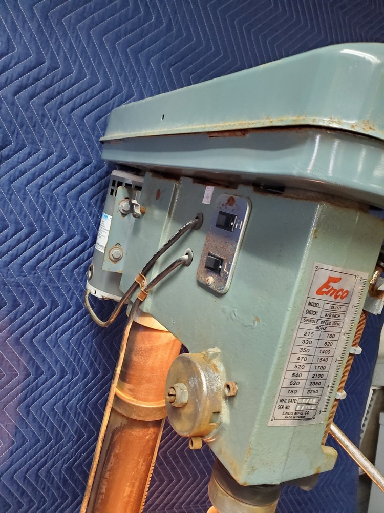 Enco Drill Press 125-1171 1/2 HP 8 Speed