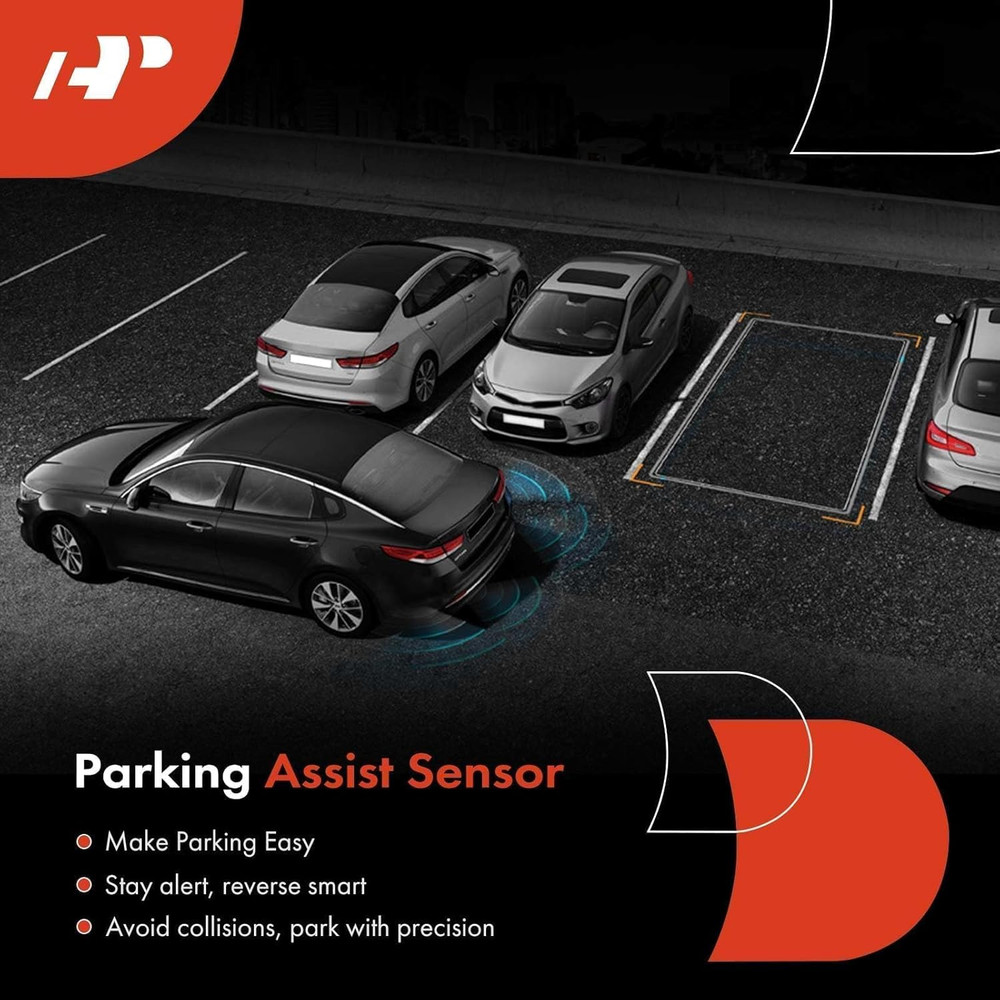 4-PC Reverse Backup Parking Assist Sensor Compatible with Select Ram, Jeep & Dod