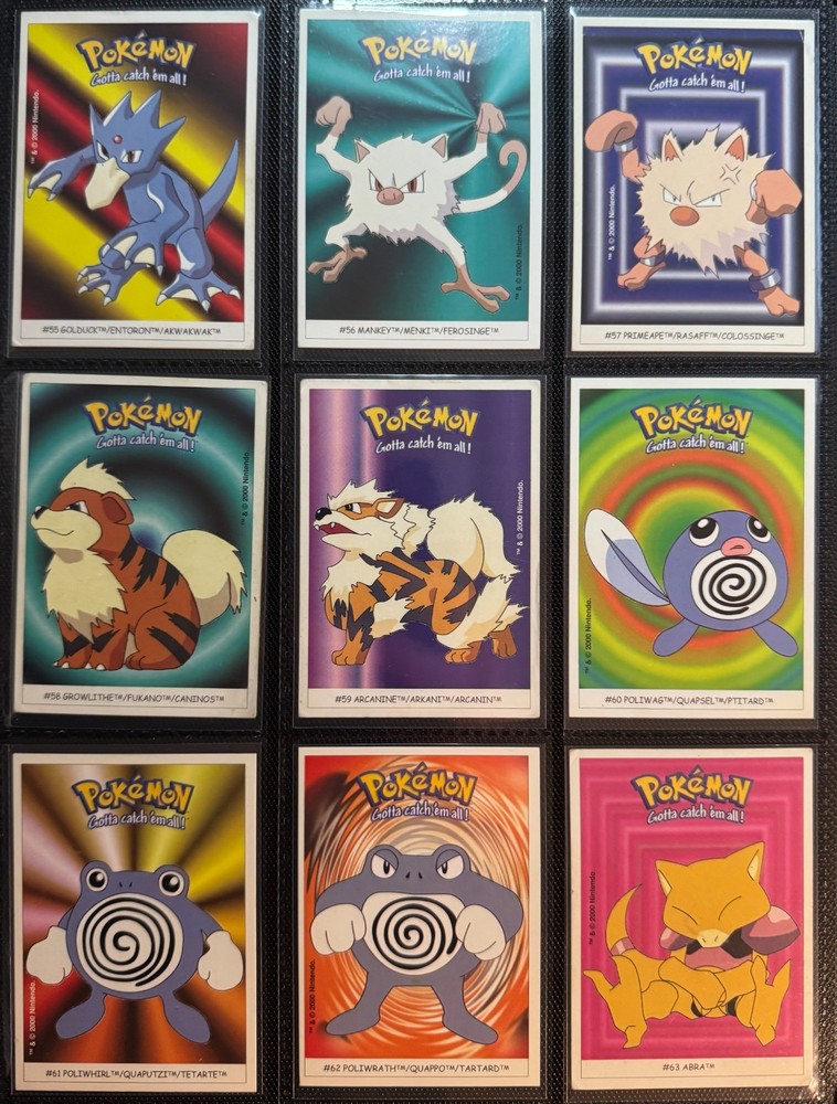 Pokemon Dunkin Boomer 2000 - complete 150/150 set - EXCELLENT - Charizard