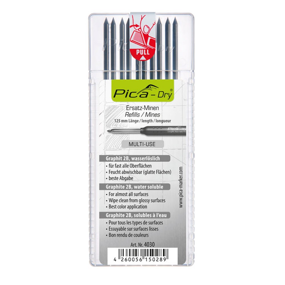 Pica Dry Graphite Refill 4030 10 Pack