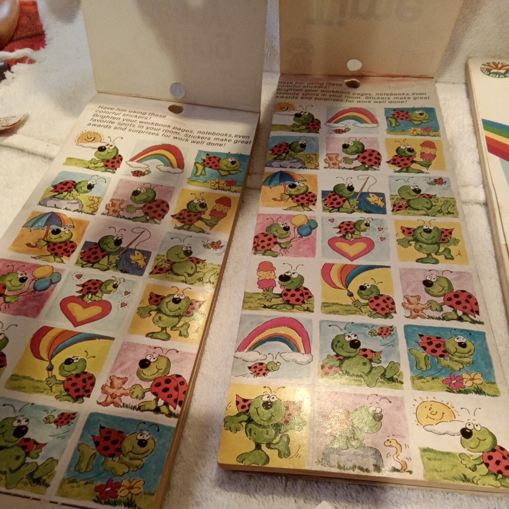 4 Vintage Rainbow Skill Builders Learning activity books Education 4-7 diff pre