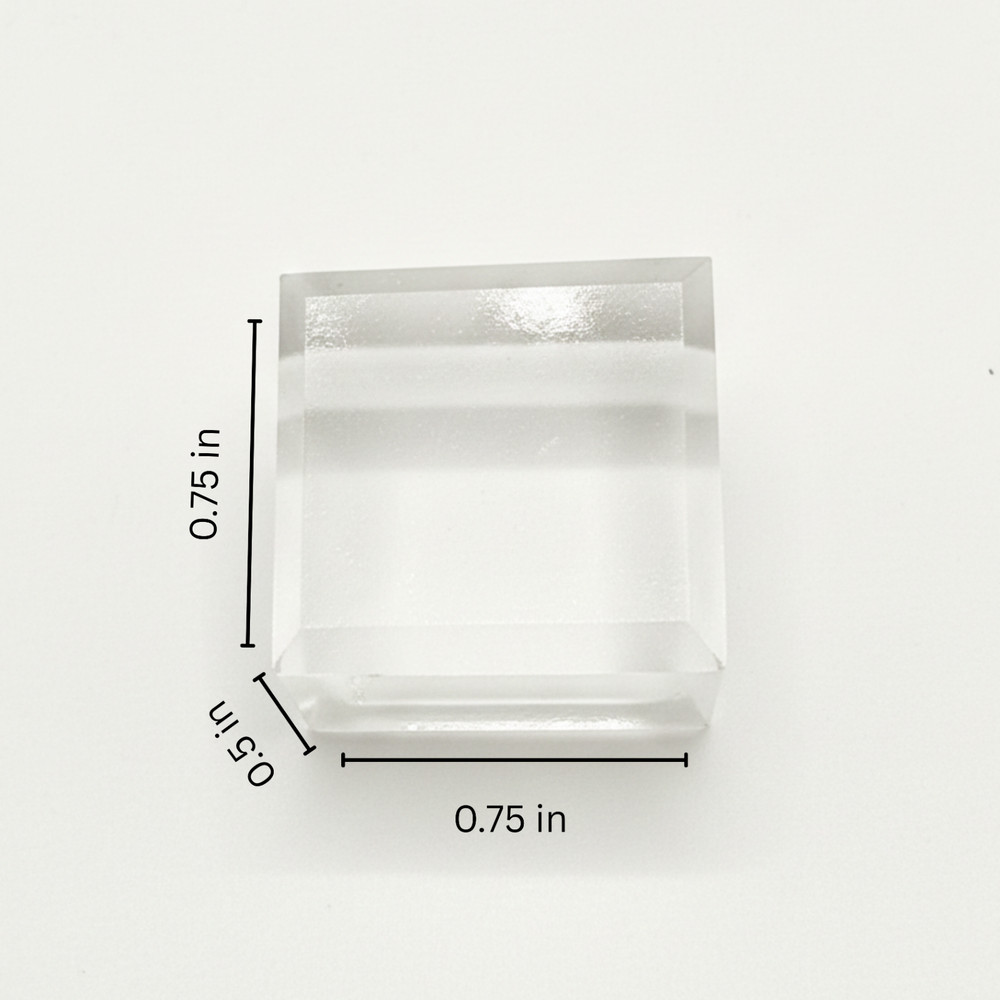 15 Pcs Acrylic display base .75 inches