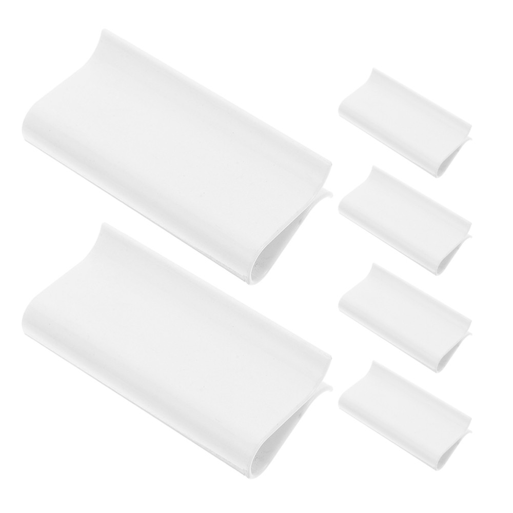 6 Pcs Cordless Blinds Pull Handle Shades Lifting Clamp Hotel Roller Pulls