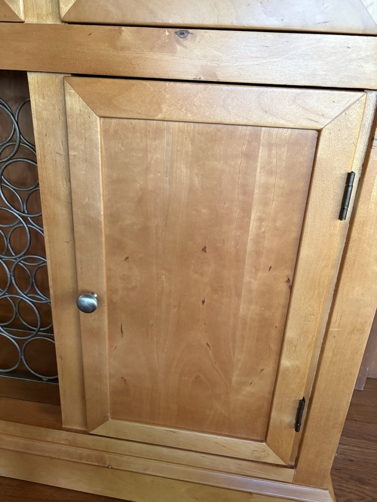 Drexel Heritage Cherry Sideboard With Built In Wine Rack