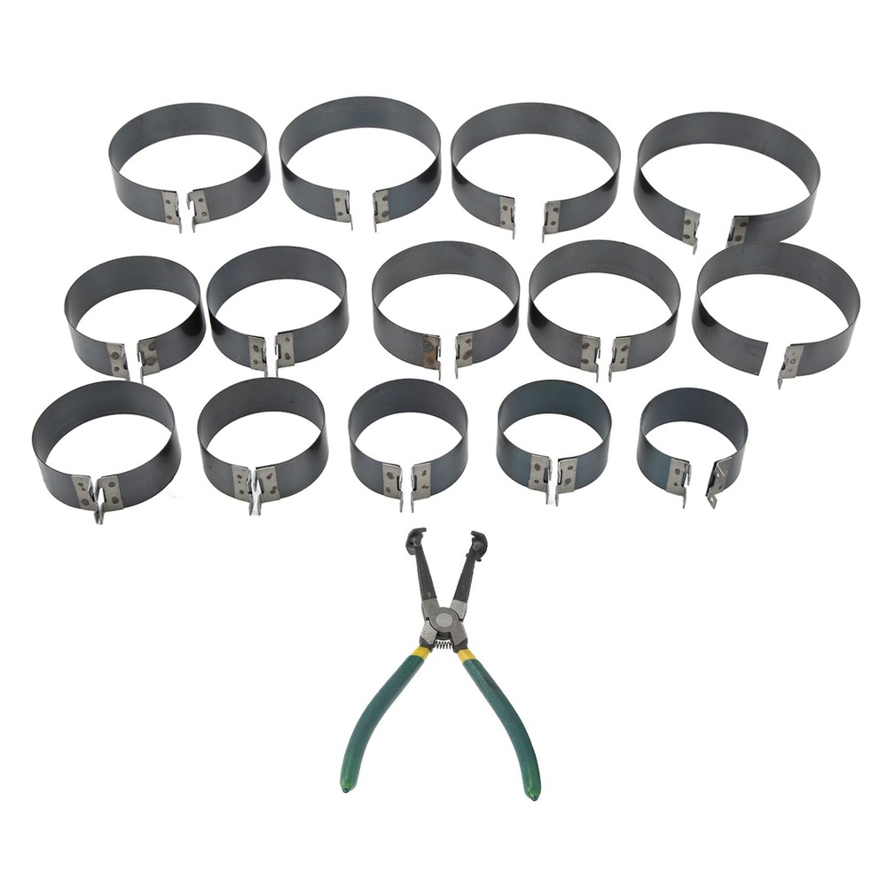 ˜Piston Ring Compressor Set Professional Universal Installer Pliers 14 Band Tool