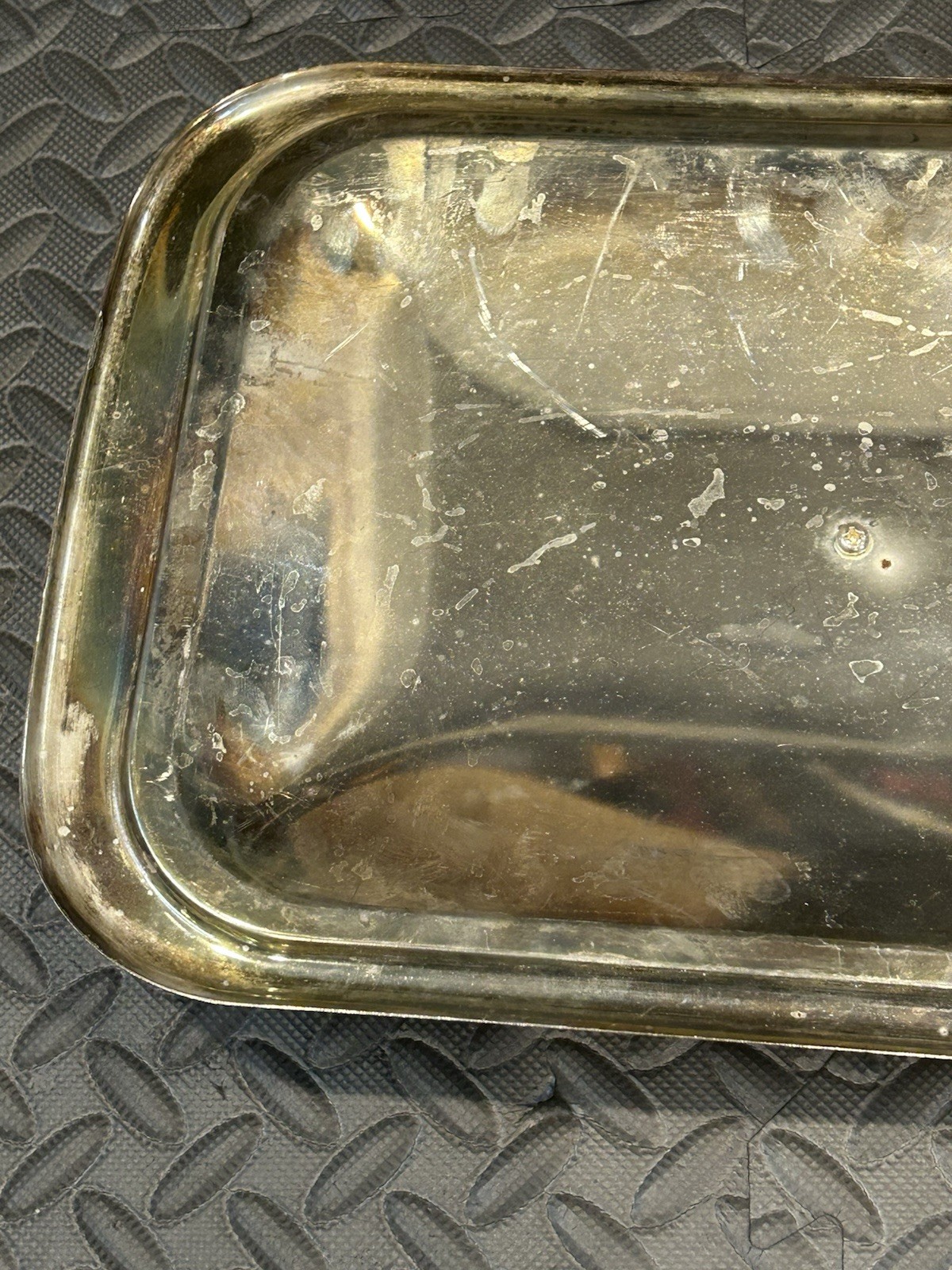 Godinger Silver Serving Tray Cover Grape Design ( I Think)