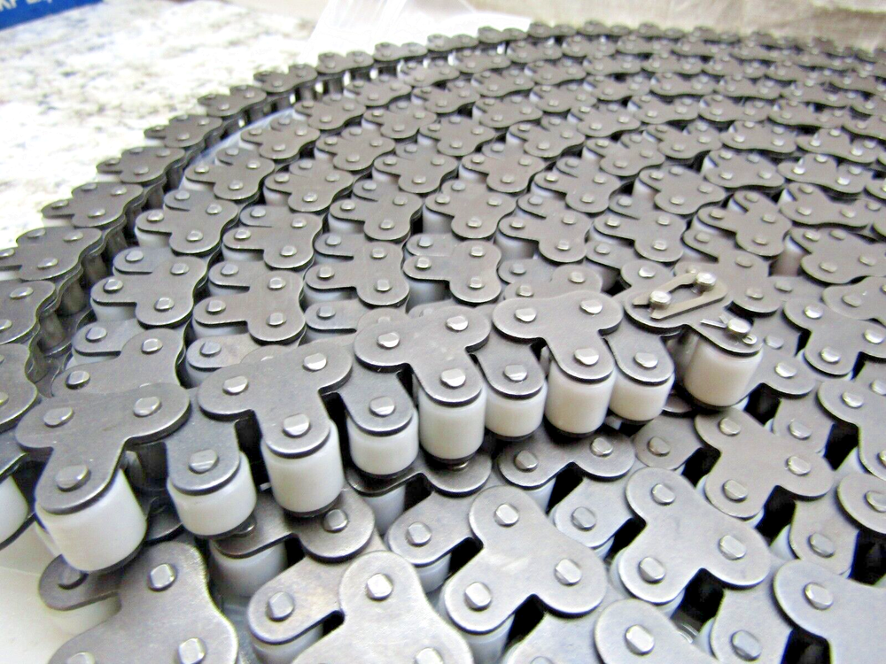 Tsubaki RS40-TRP RS Conveyor Chain with Plastic Top Rollers 17 Feet
