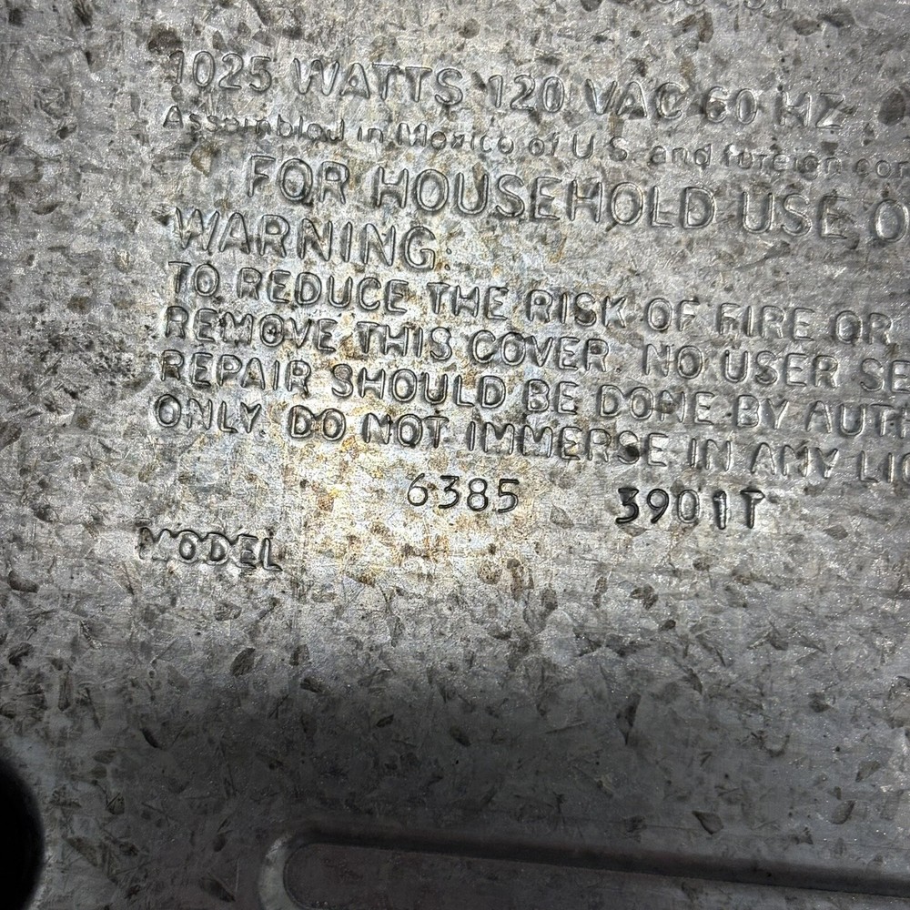 Sunbeam Coffee Maker Model 6385 Vintage Cleaned Tested Working