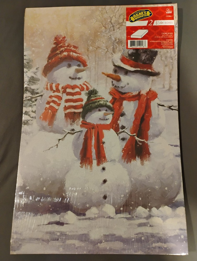 Holiday Gift Boxes - Perfect for Clothing - 2 Boxes 11"x17" Multiple Designs