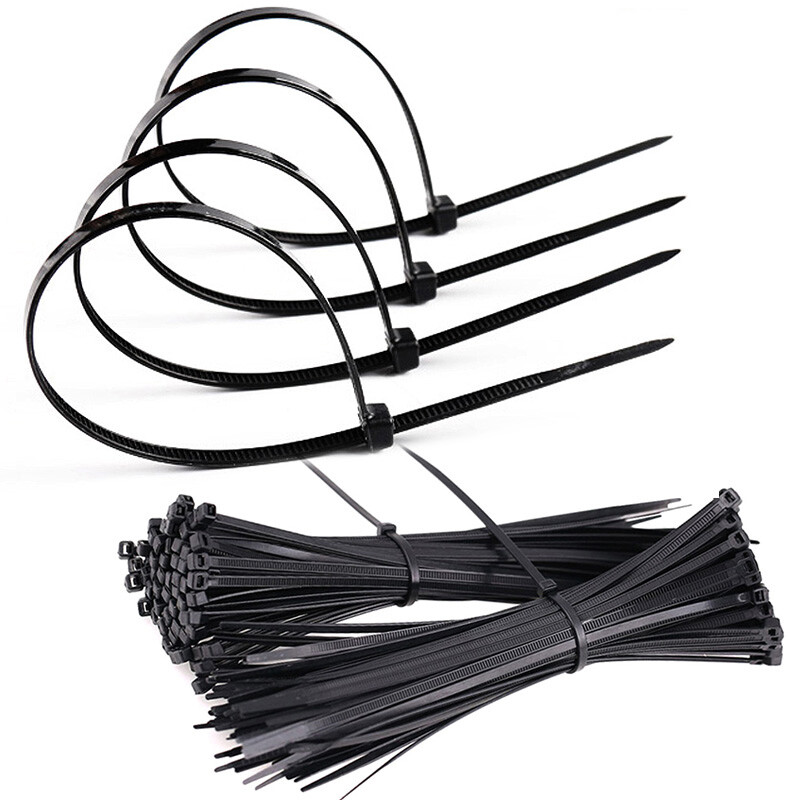 8mm Self-Locking Plastic Nylon Cable Ties Zip Ties Wrap Wire Cord Zip Tie Strap