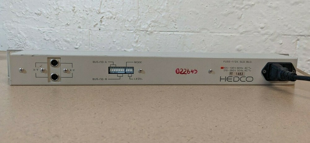 HEDCO RCP-16x16 Remote Programmable Panel with Power Cord