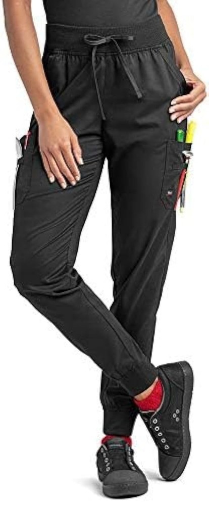 Women's Chef Pants - Professional Kitchen Work Uniform Medium Black
