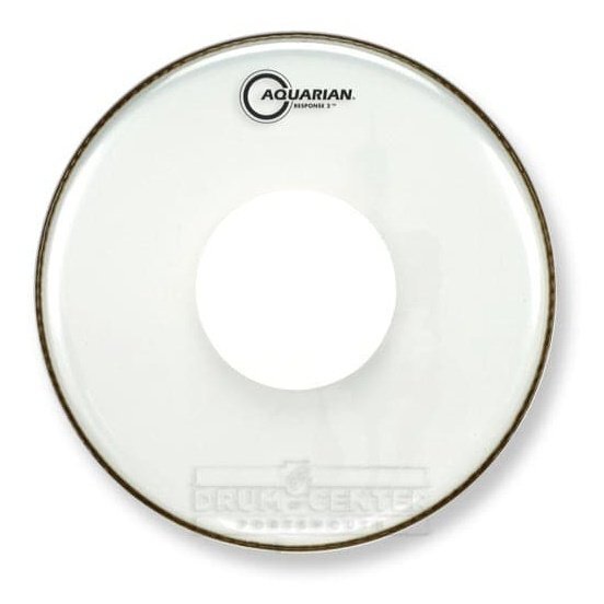 Aquarian Response 2 Clear Power Dot Drumhead 12"