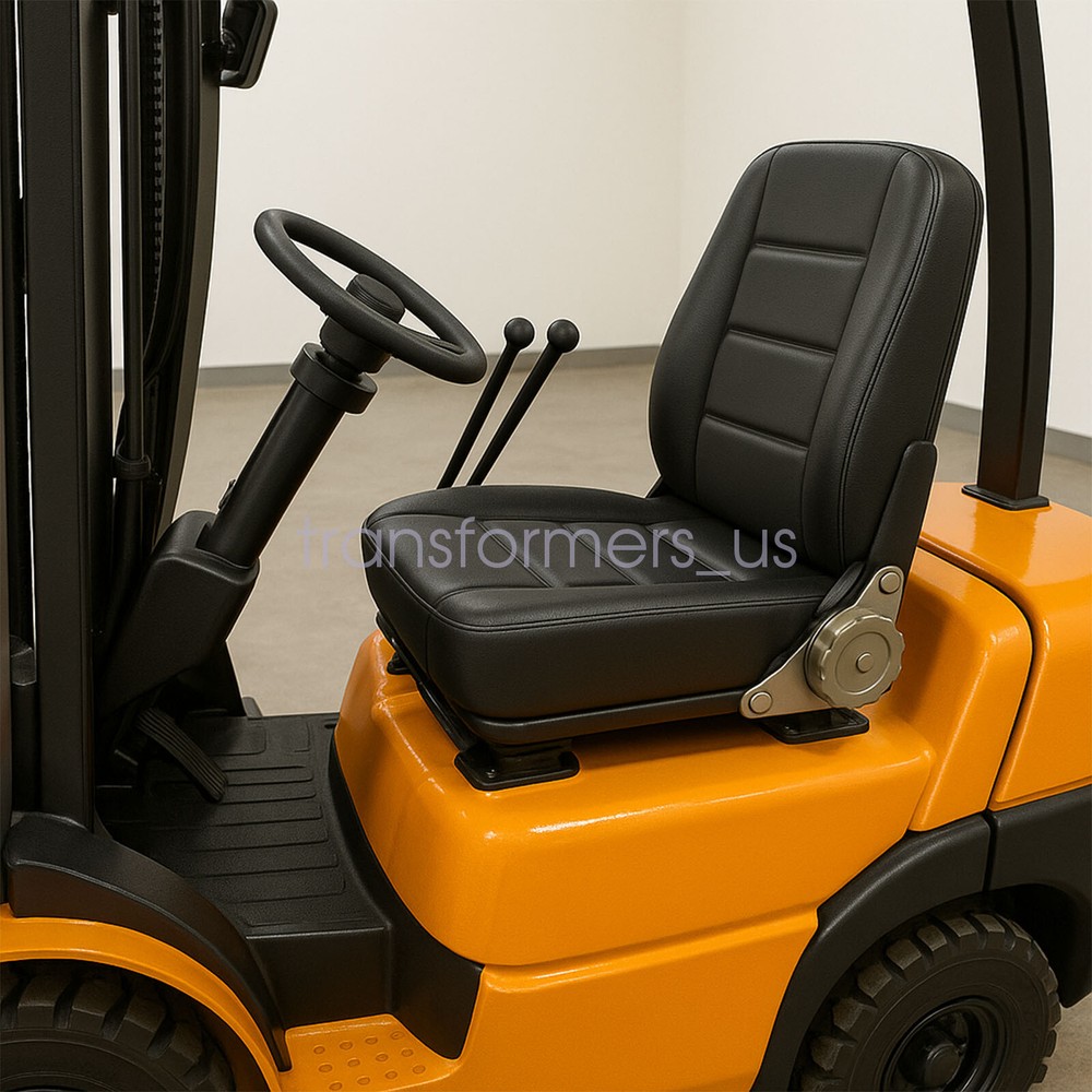 Universal Forklift Seat Fold Down Tractor Seat with Adjustable Angle Back