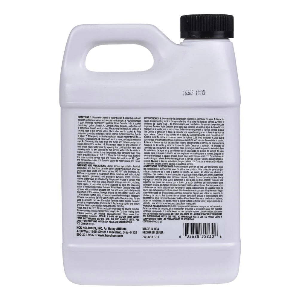 Haymaker Tankless Water Heater Descaler