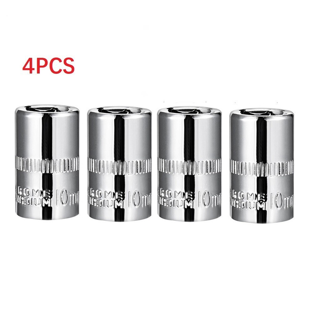 Socket 1/4\" Head 6 Point Socket Set Adapter Anti-rust Hex Keys Socket