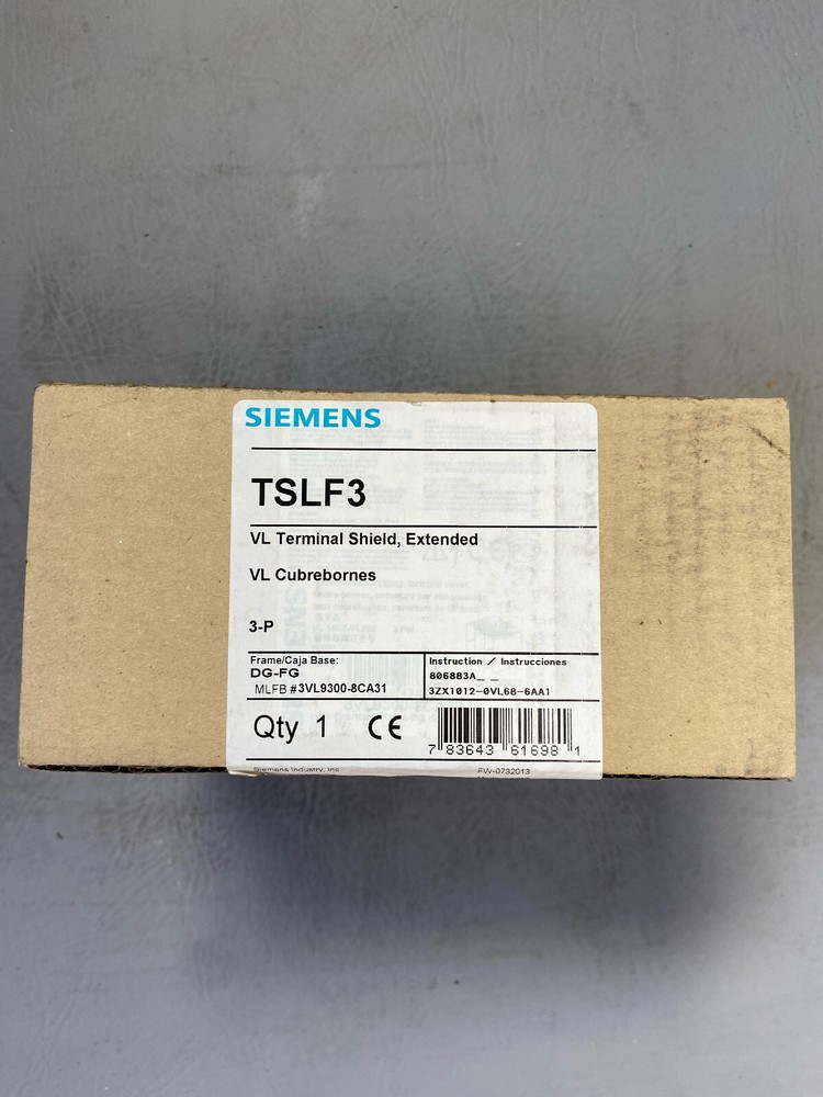 Siemens 3VL9300-8CA31 VL Terminal Shield Extended