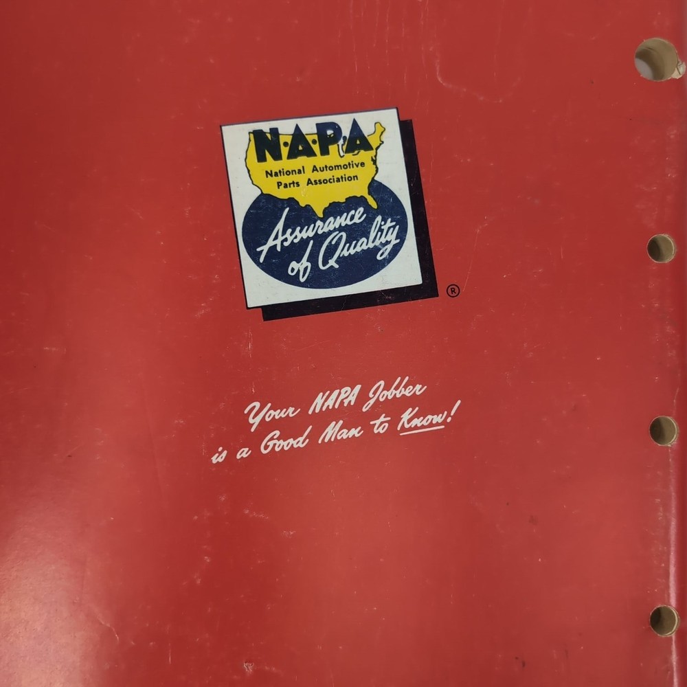 NAPA Quick Reference Parts Catalog July 1963