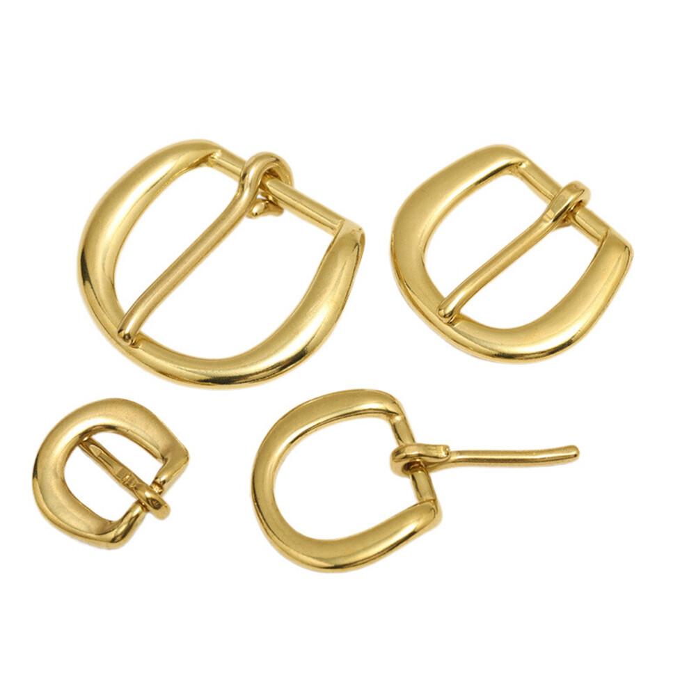Metal Buckle Ring Leather Hand Bag Shoe Strap Belt Rectangle Adjust Roller Pin