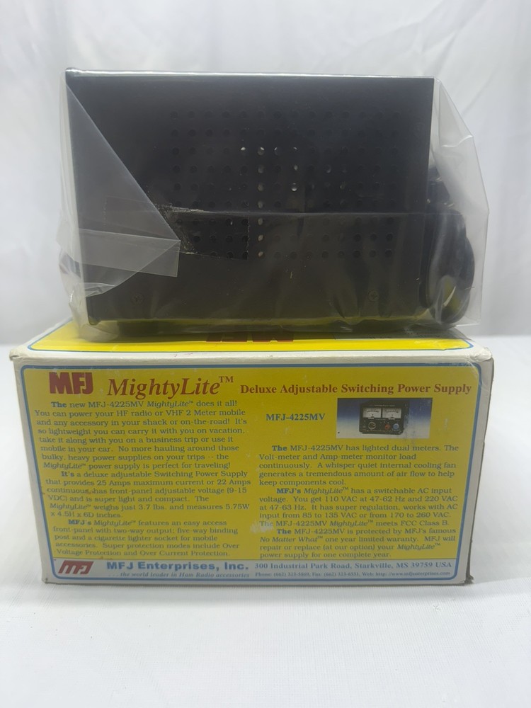 MFJ-4225MV VARIABLE SWITCHING POWER SUPPLY! NEW