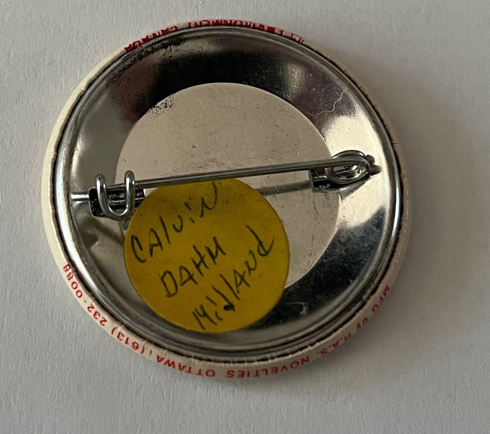 Stop Acid Rain button Canada Environment Ecology Pollution cause protest