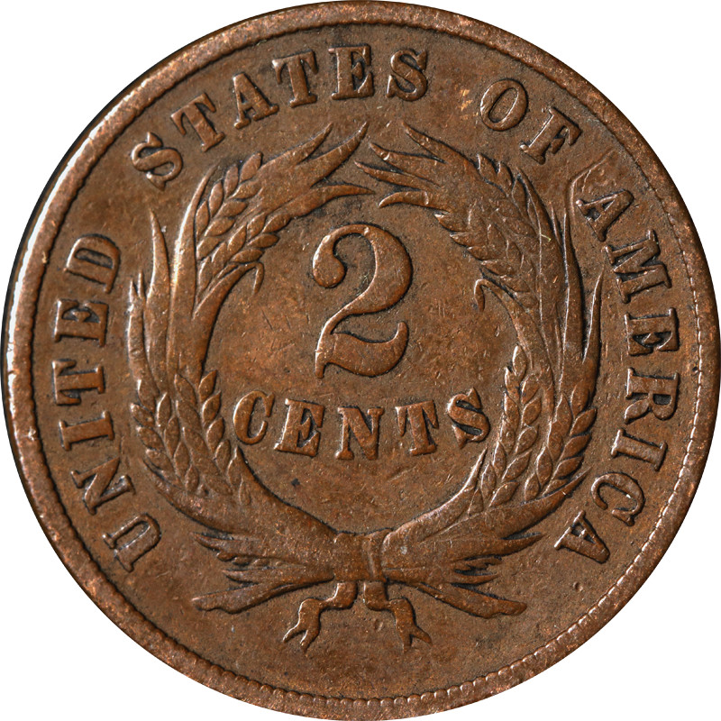 1869 Two (2) Cent Piece