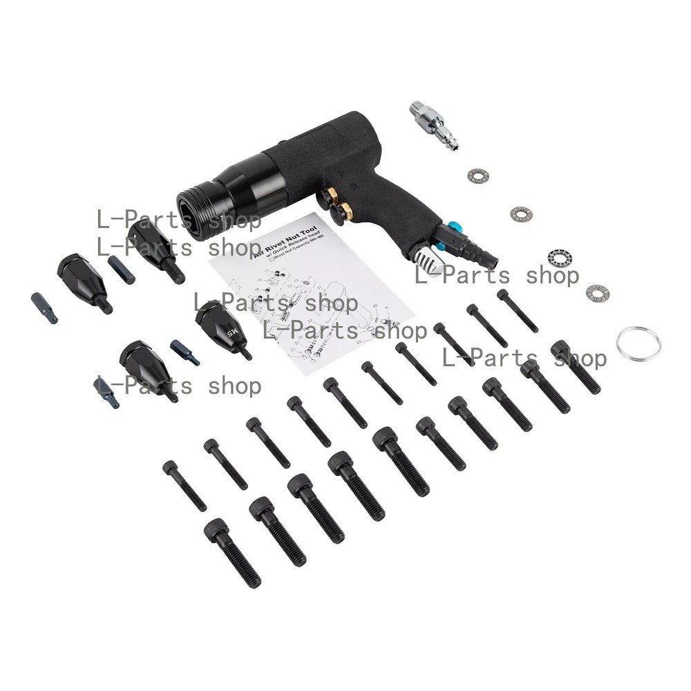 M5/M6/M8 Pneumatic Riveters Pneumatic Pull Setter Air Rivets Nut Gun SelfLocking