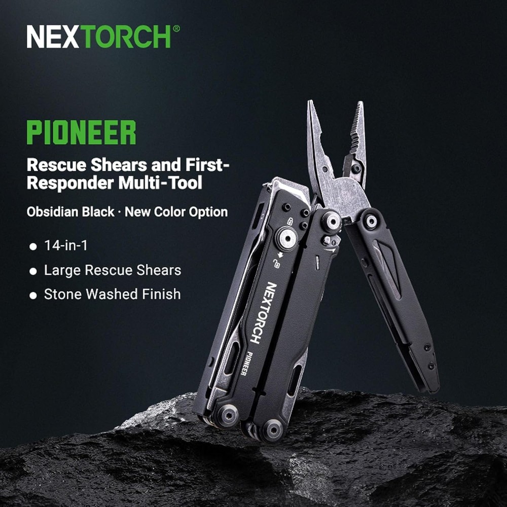 NEXTORCH PIONEER 14-IN-1 Multi-tools Full-Size,Versatile Multi-tool Set with Sci