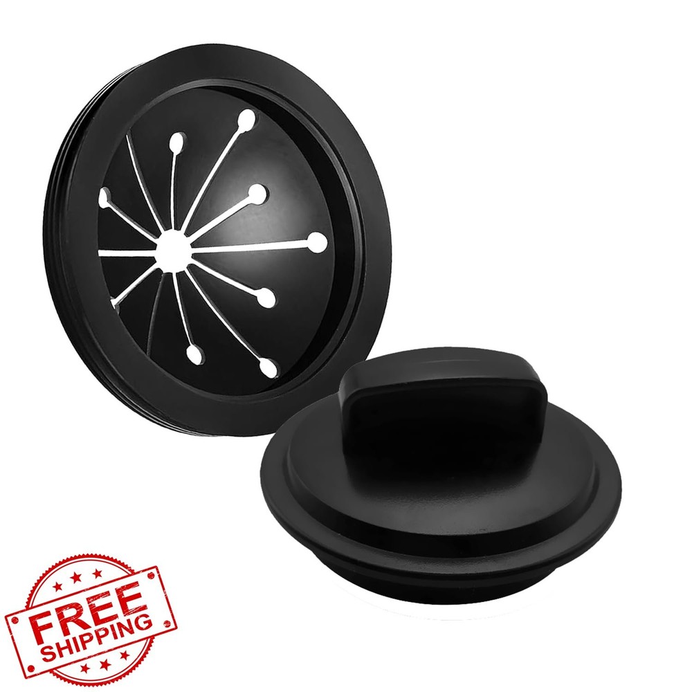 Garbage Disposal Splash Guard Stopper Universal Rubber 3-1/8 Inch 2pk