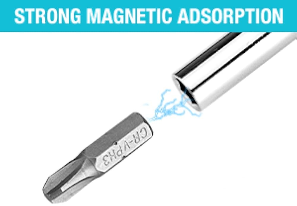 Screwdriver, Multi-Funct Screw Driver Set Replaceable Cr-V
