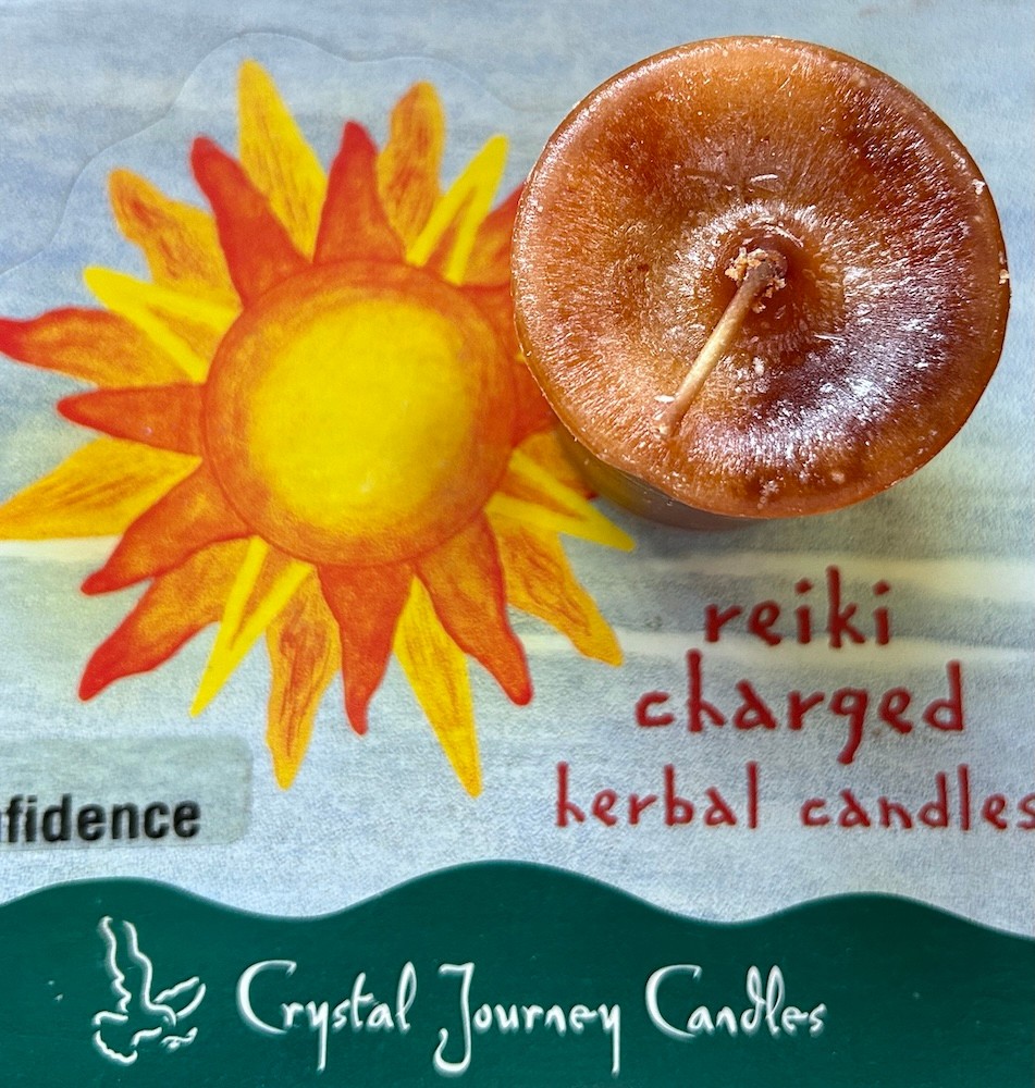 Confidence Reiki-Charged Ritual Spell Votive Candle!