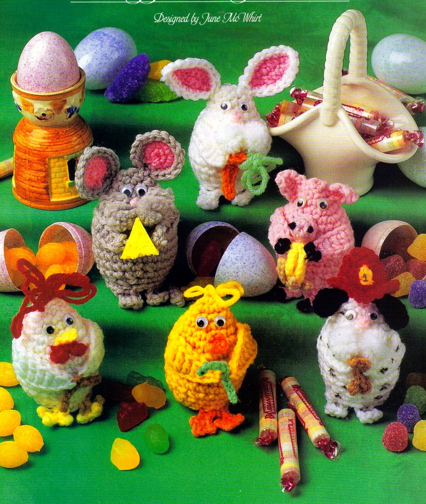 EASTER Animal Egg-stravaganza/Toy/ Crochet Pattern INSTRUCTIONS ONLY