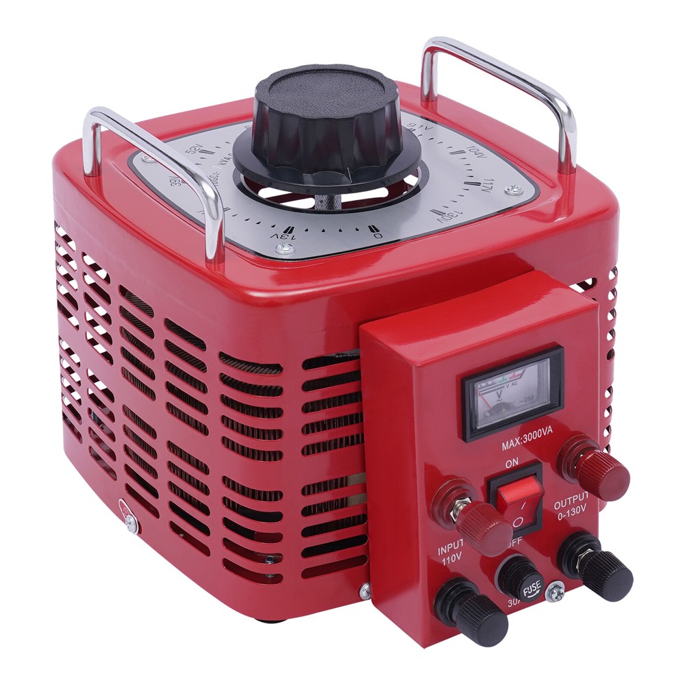110V Transformer Variac Variable AC Voltage Regulator Metered 3kW 30 Amp 1-Phase