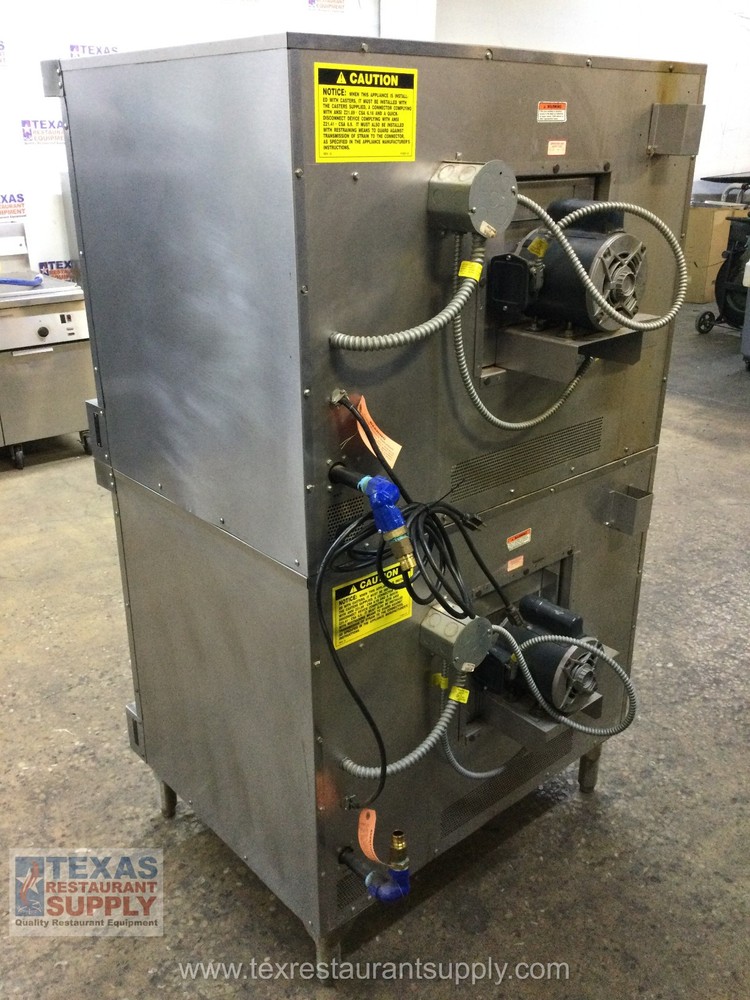 Vulcan VC4GD-10 Gas Double Stack Convection Full Size Oven