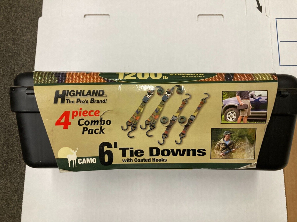 Highland 6' Tie Down Combo Pack (90124)--Camo