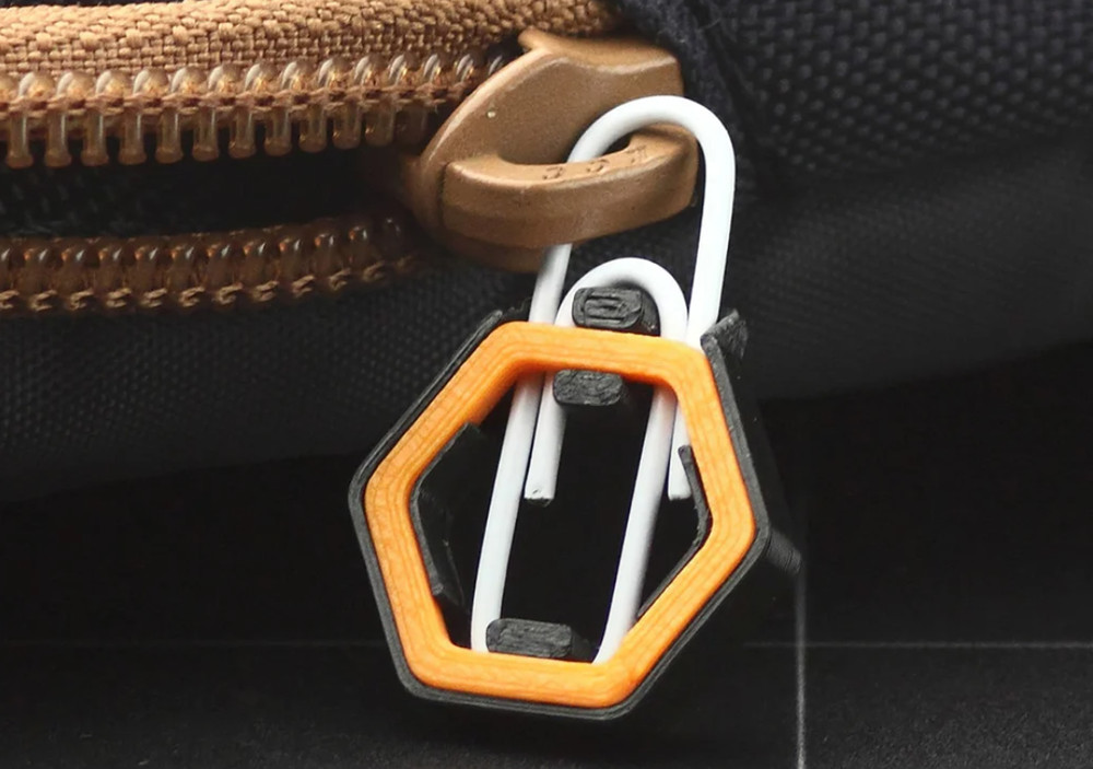 3D Printed Zipper Puller Paper Clip (4 PCS)