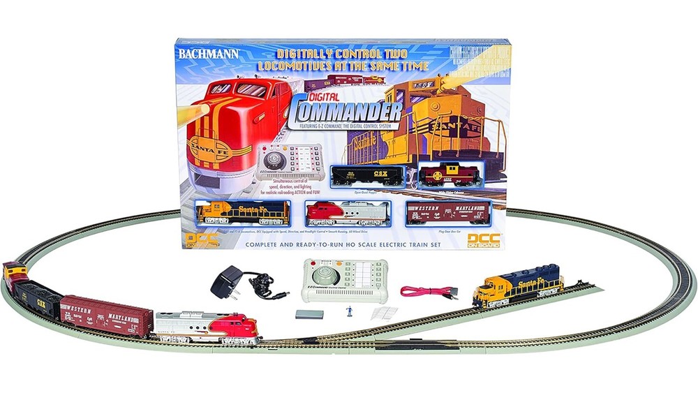 Bachmann HO Scale 00501 Santa Fe Digital Commander Train Set NEW