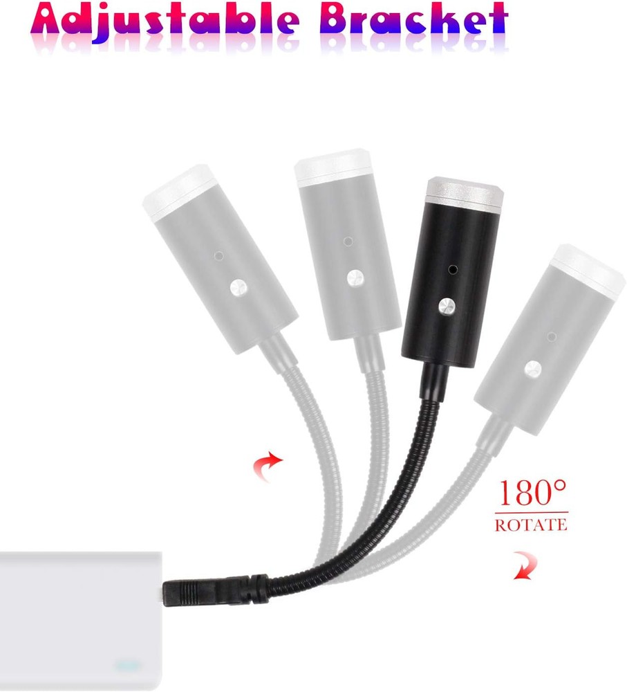 USB Star Night Light,9 Functional Modes | 24 Lighting Blue&Red