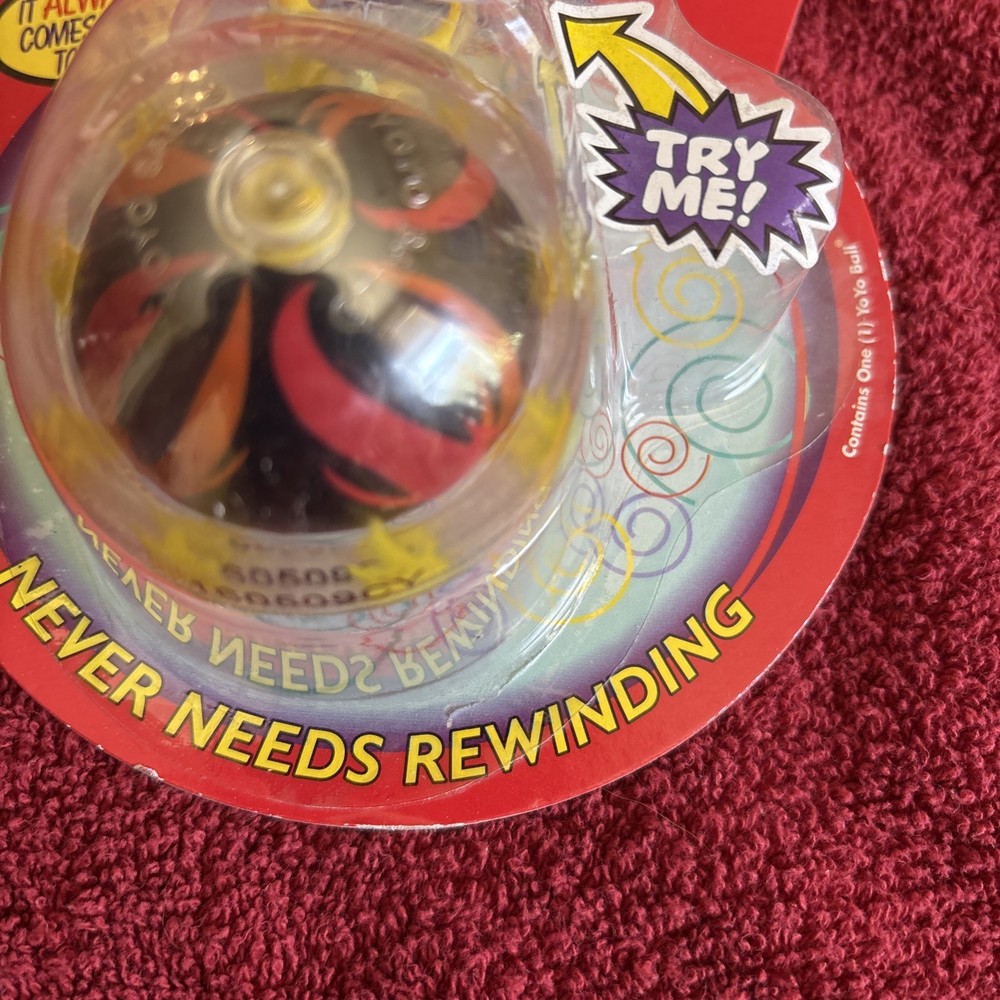 Original Yoyo Ball Atomic Automatic Return Yoyo Never Needs Rewinding NOS Retro