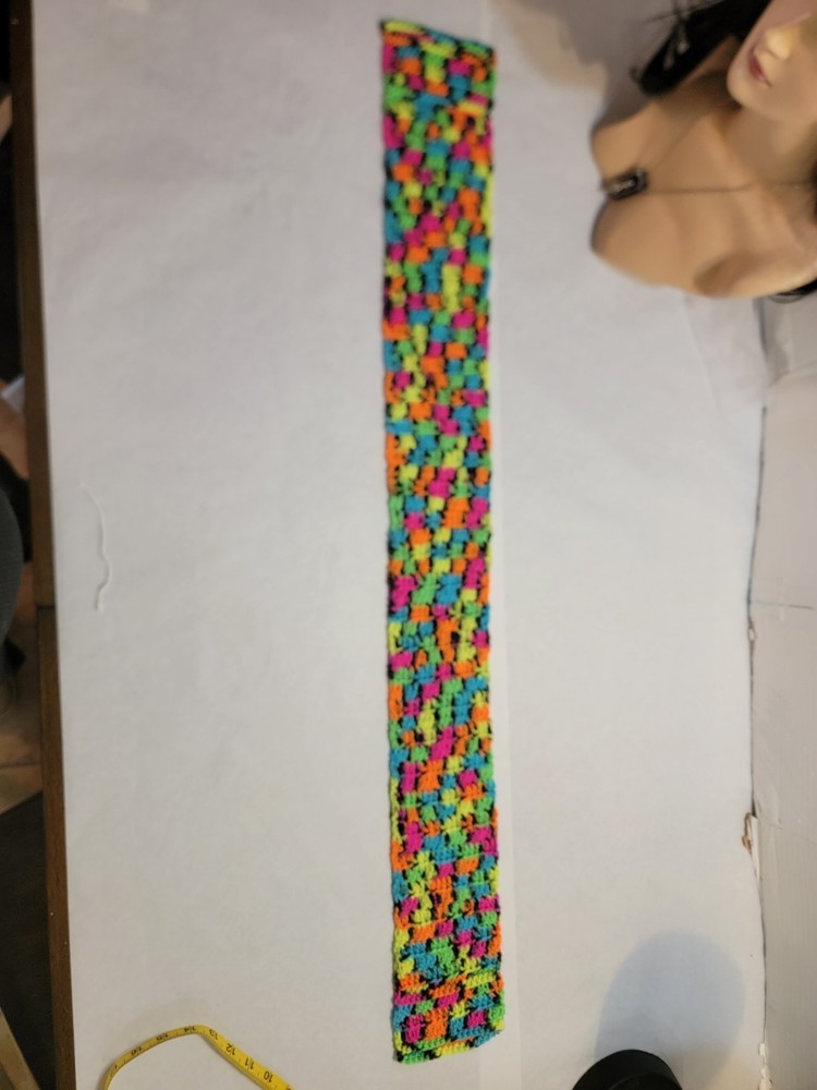 Handmade Bright Multicolor Scarf