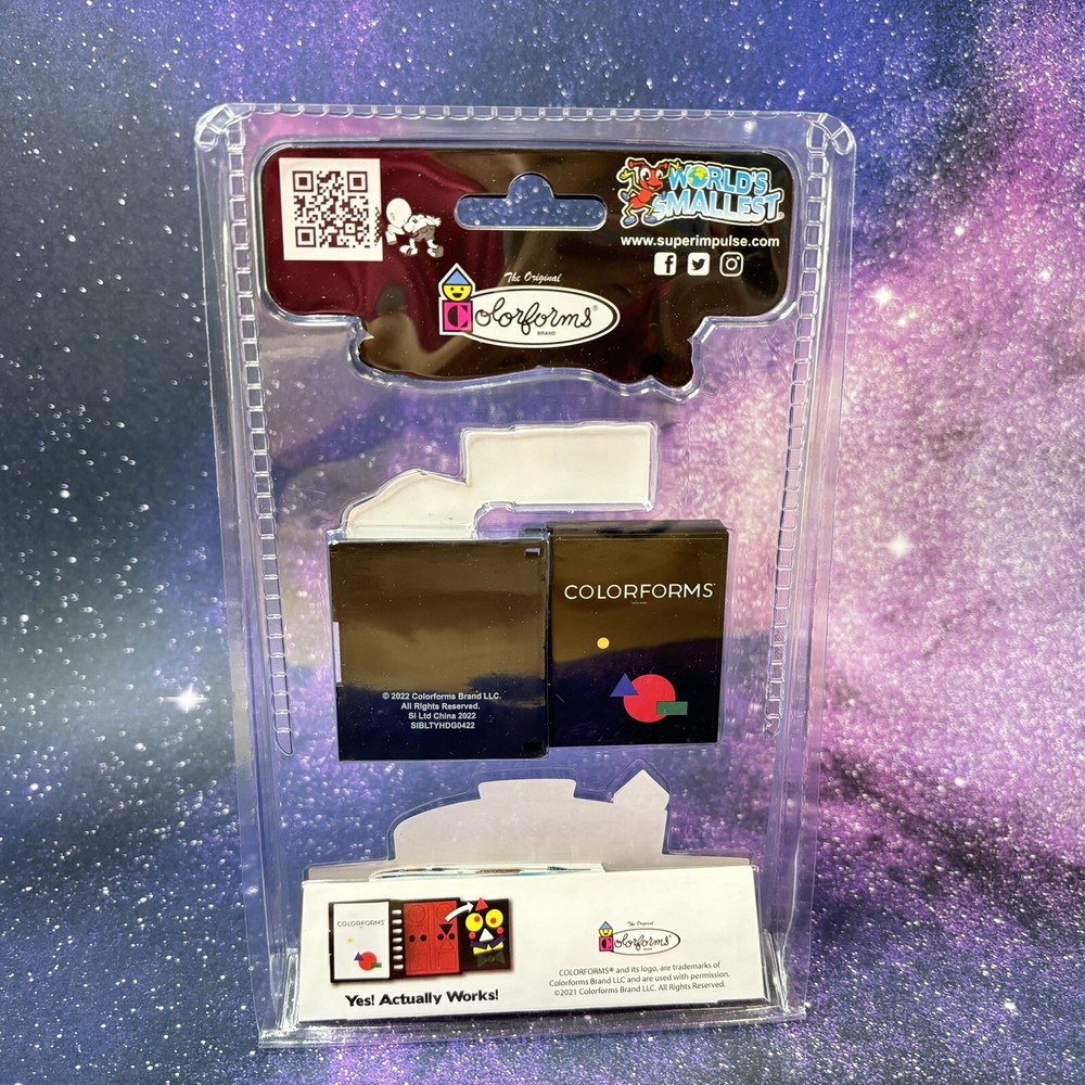 World's Smallest COLORFORMS- Book By Super Impulse- Actually Works!!