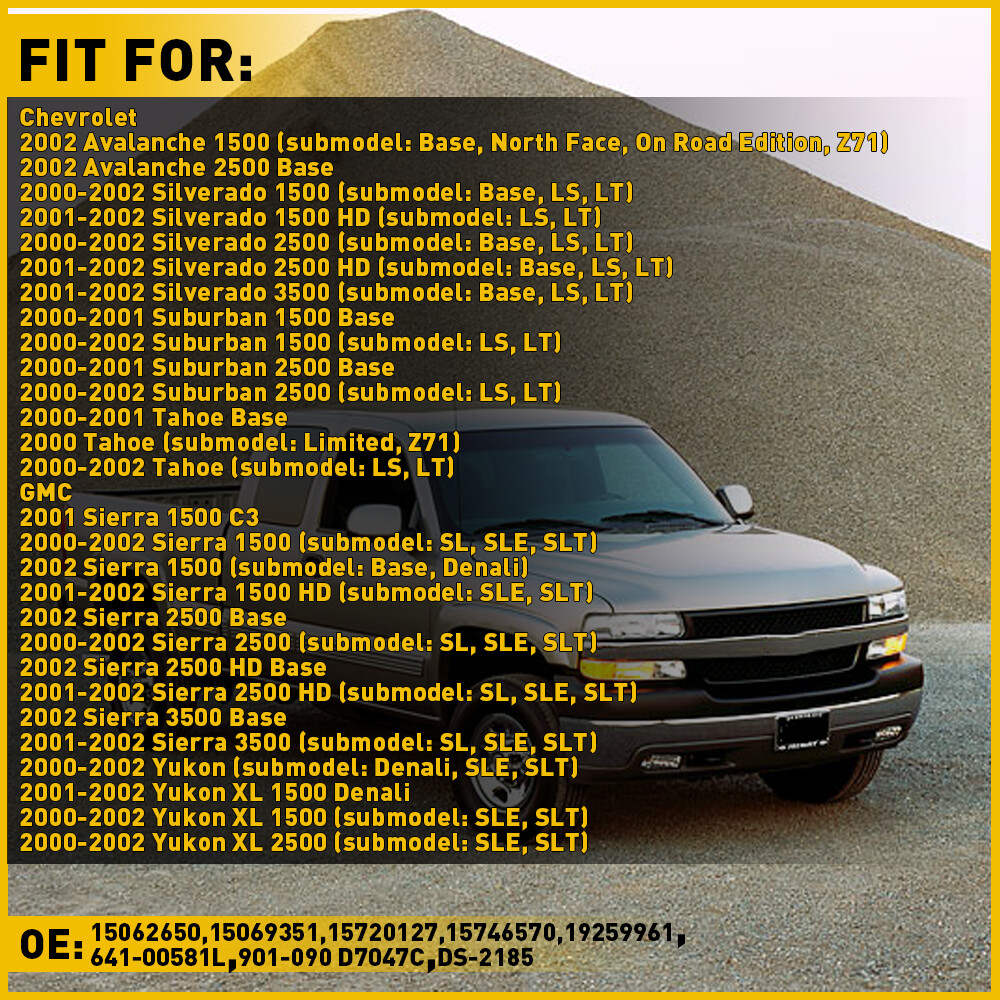 For 2000-2002 Chevy GMC Left Driver Side Master Power Window Door Switch Control