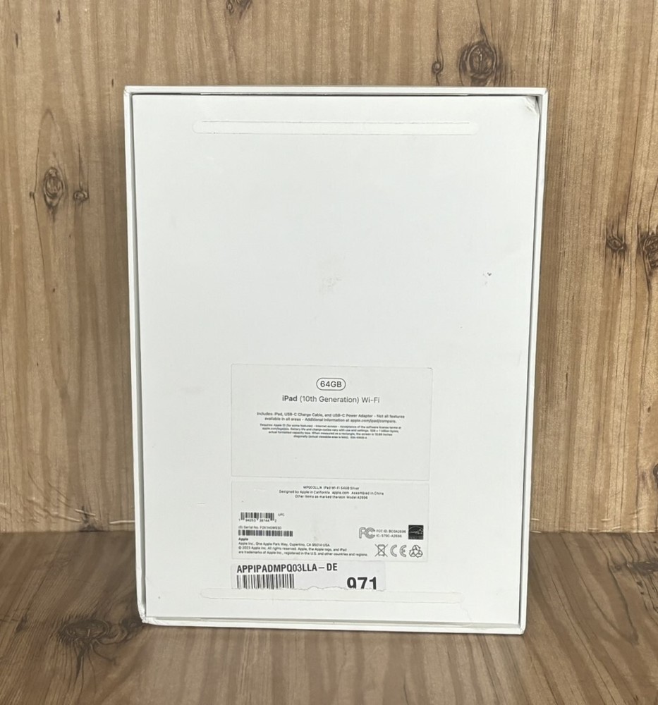 Apple iPad EMPTY BOX 10th Generation Wi-Fi 64GB